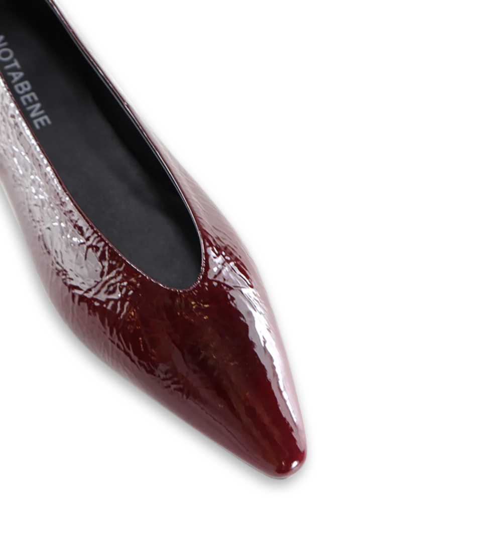 Ginevra ballerina, bordeaux lak - Image 6