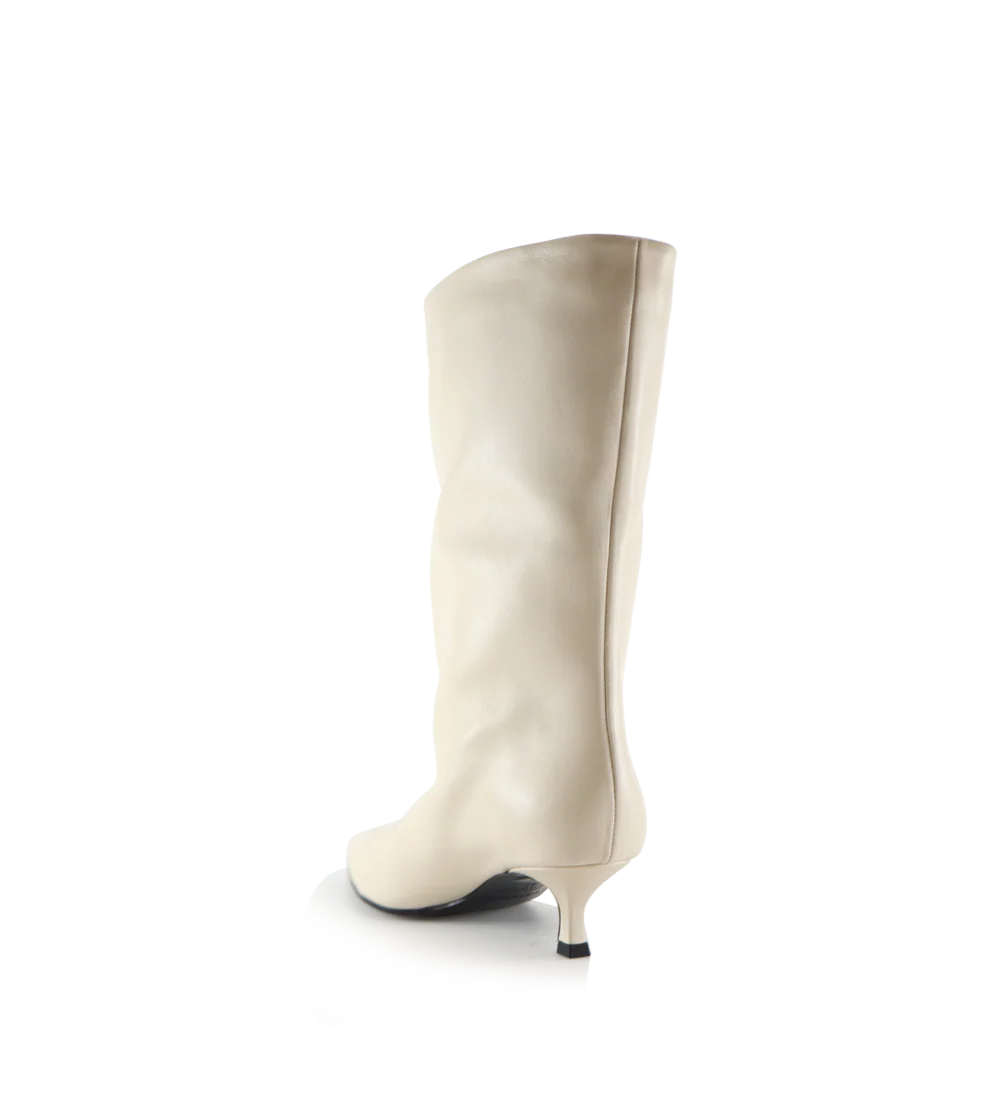 Greer 40 støvler, off-white læder - Image 5