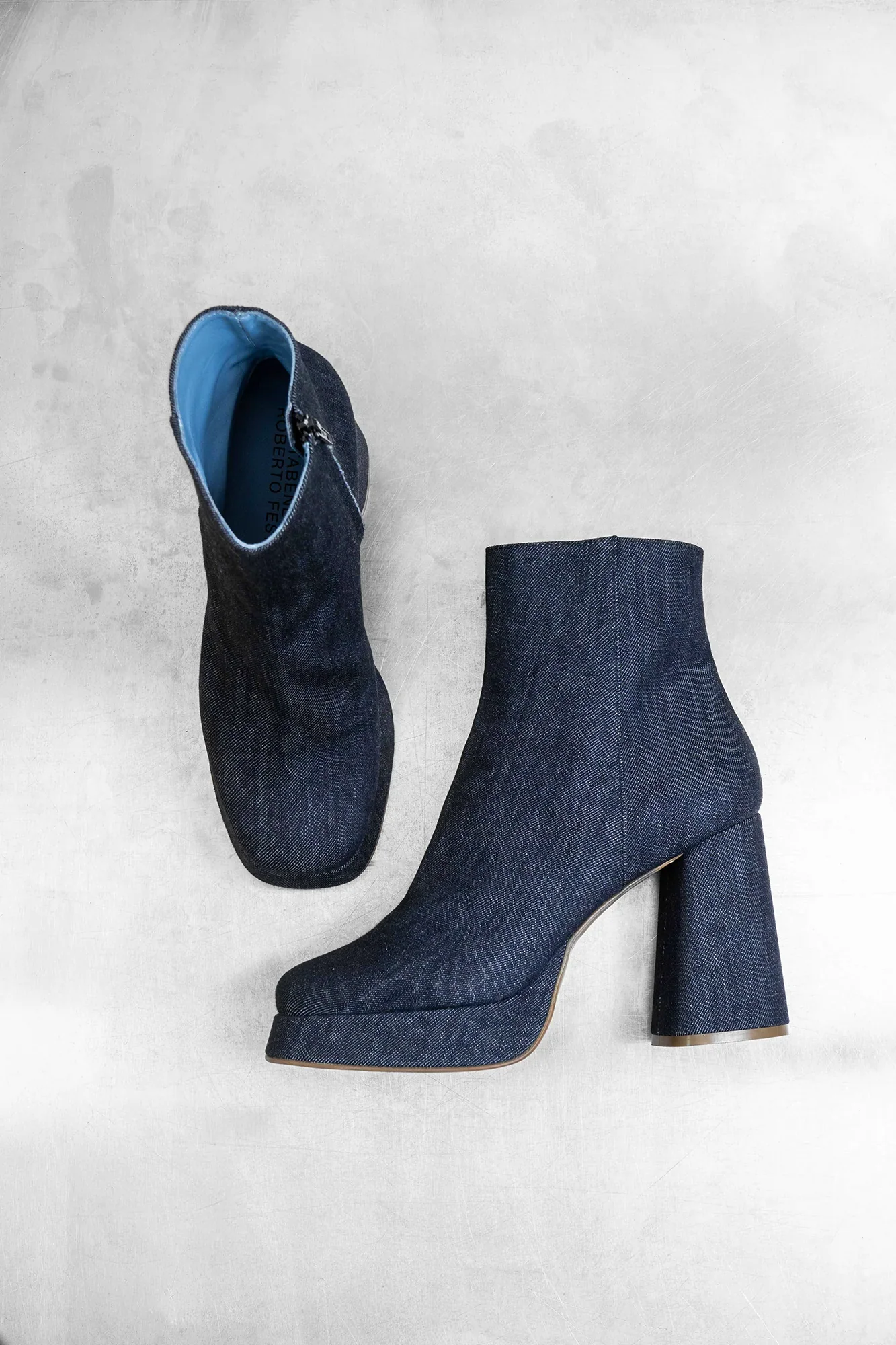 Henny 100 støvler, denim - Image 4