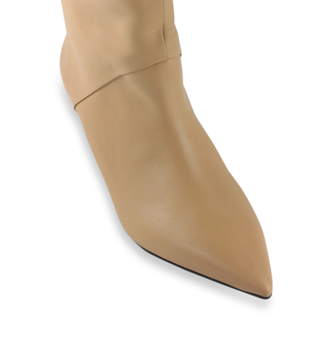 Hilda støvler, beige læder - Image 5