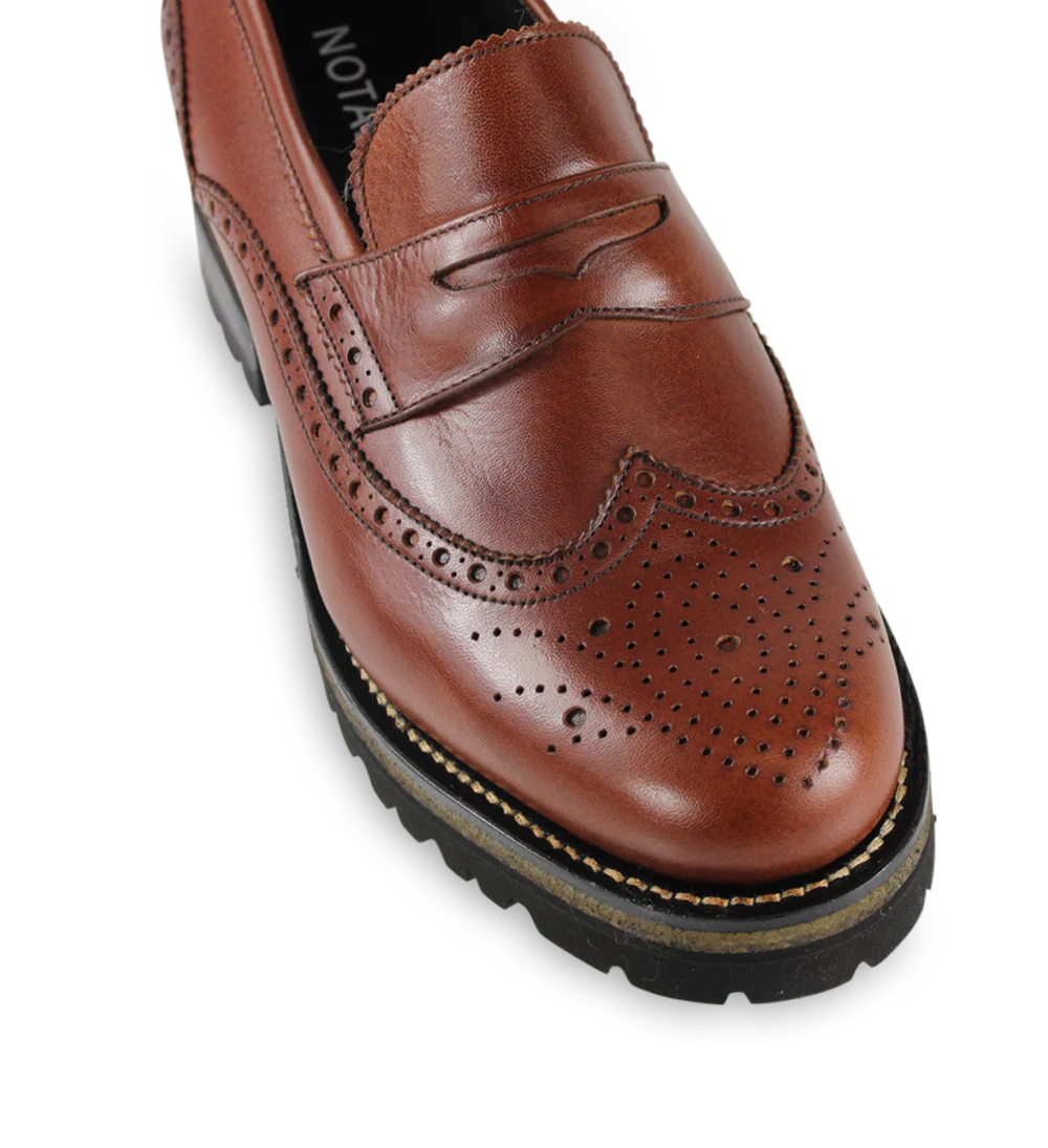 Idun loafers, brun læder - Image 5