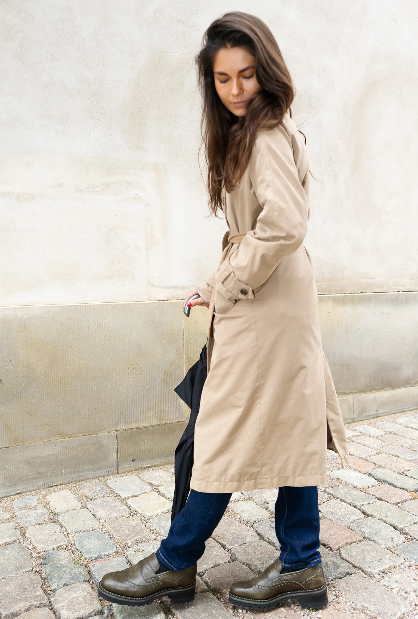 Idun loafers, olive læder - Image 2
