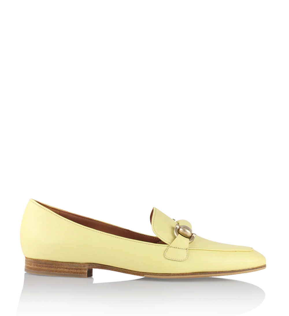 Libby loafers, gul læder