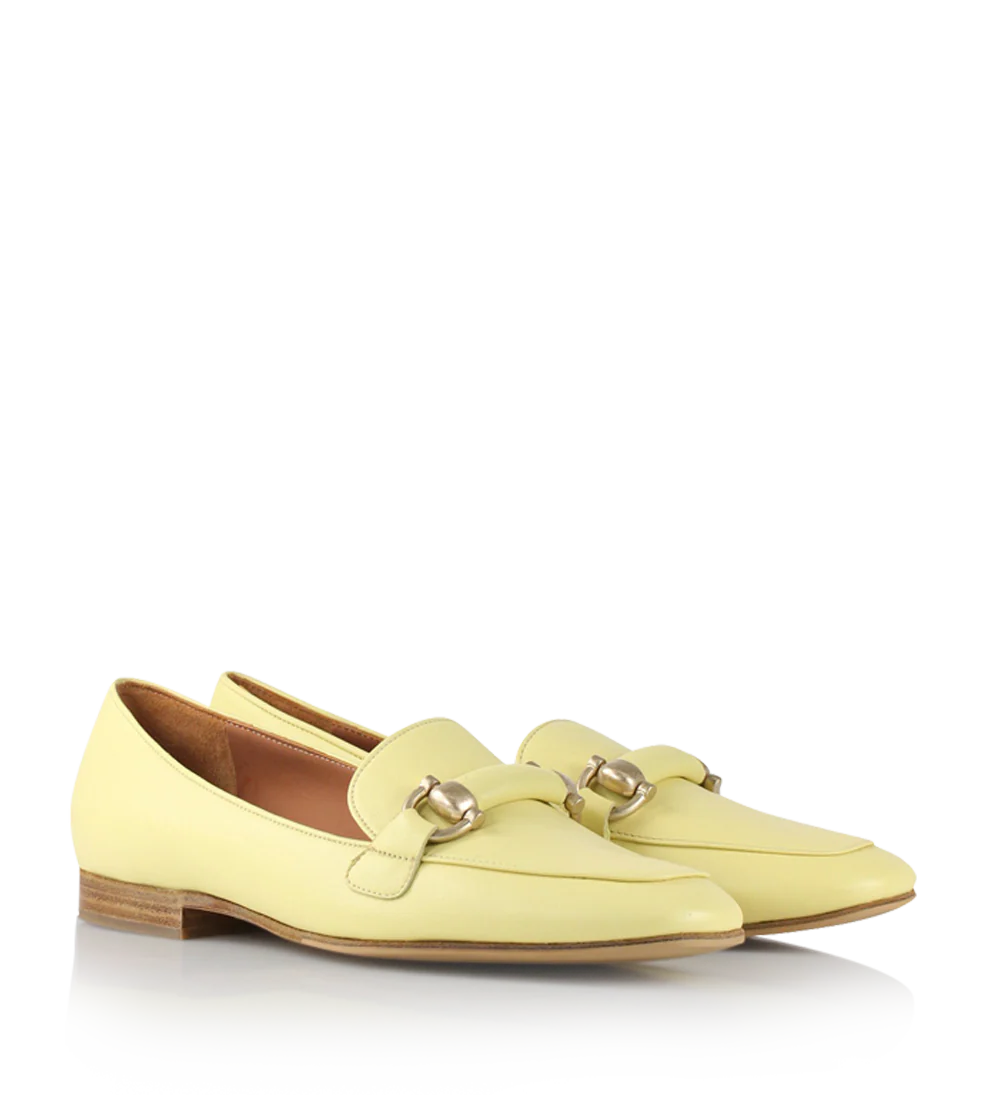 Libby loafers, gul læder - Image 2