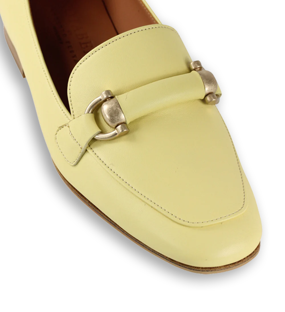 Libby loafers, gul læder - Image 3