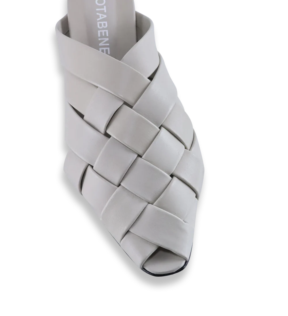 Lorena sandaler, beige læder - Image 4
