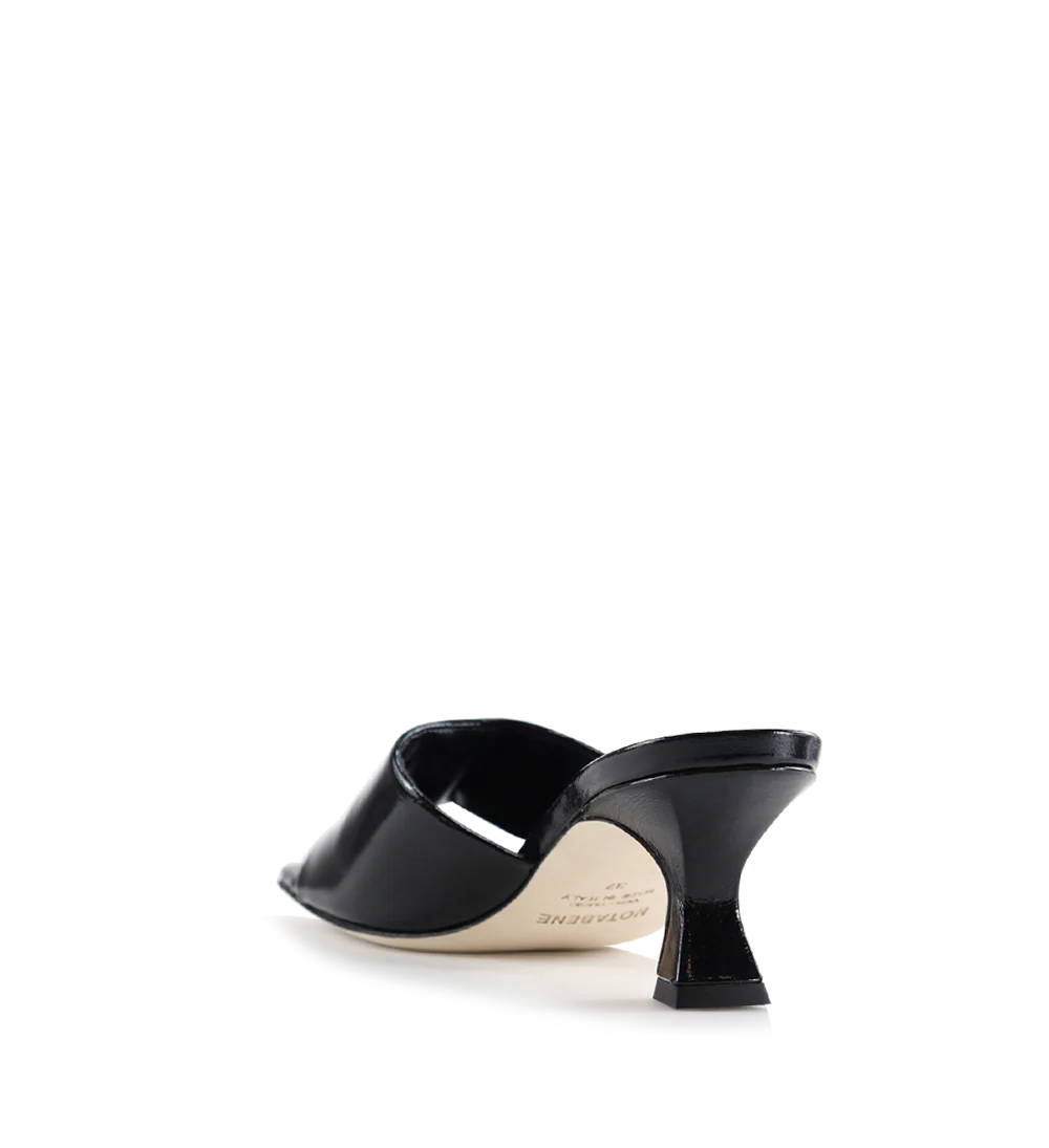 Lotus sandaler, sort lak - Image 3