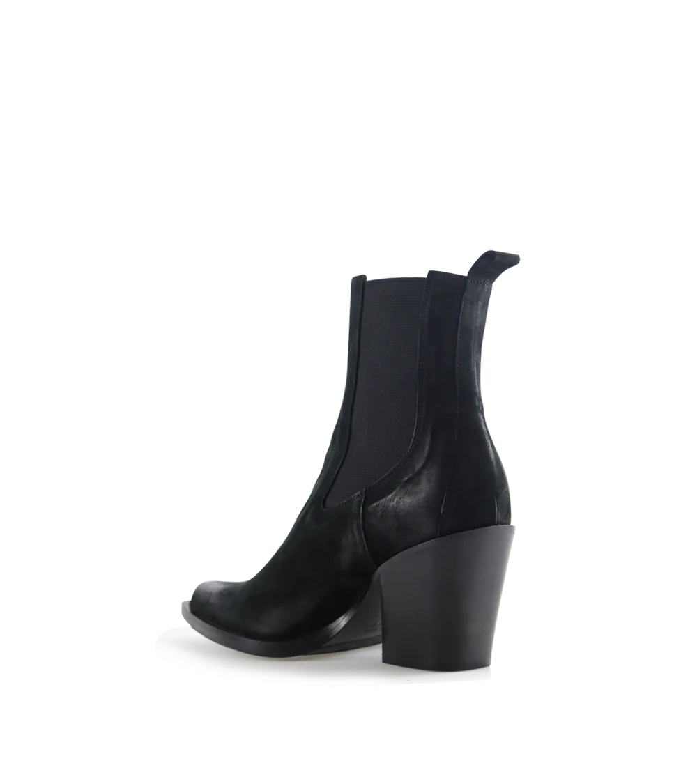 Lulu 70 støvler, sort nubuck - Image 3