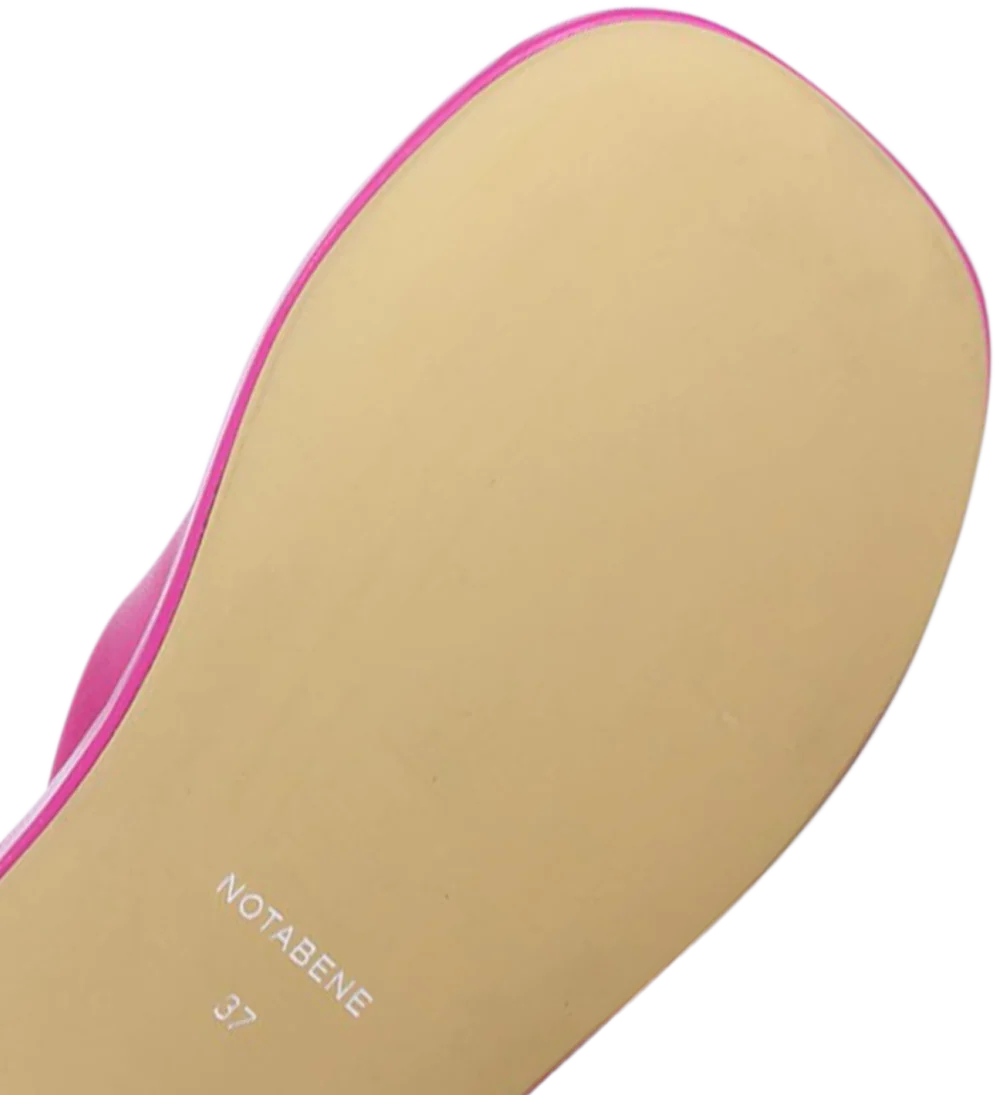 Mia sandaler, pink læder - Image 6