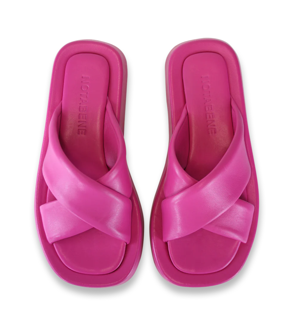Mia sandaler, pink læder - Image 7