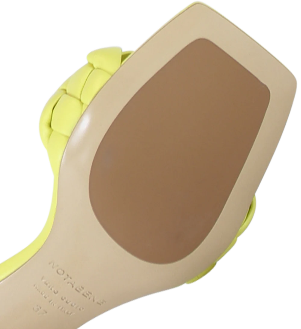Mirabella 60 sandaler, gul læder - Image 8