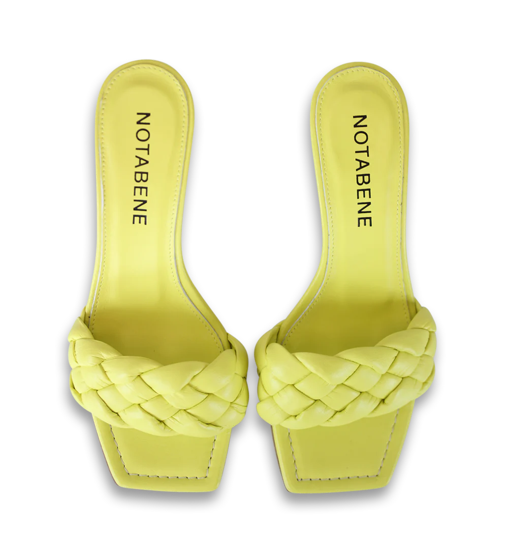 Mirabella 60 sandaler, gul læder - Image 9