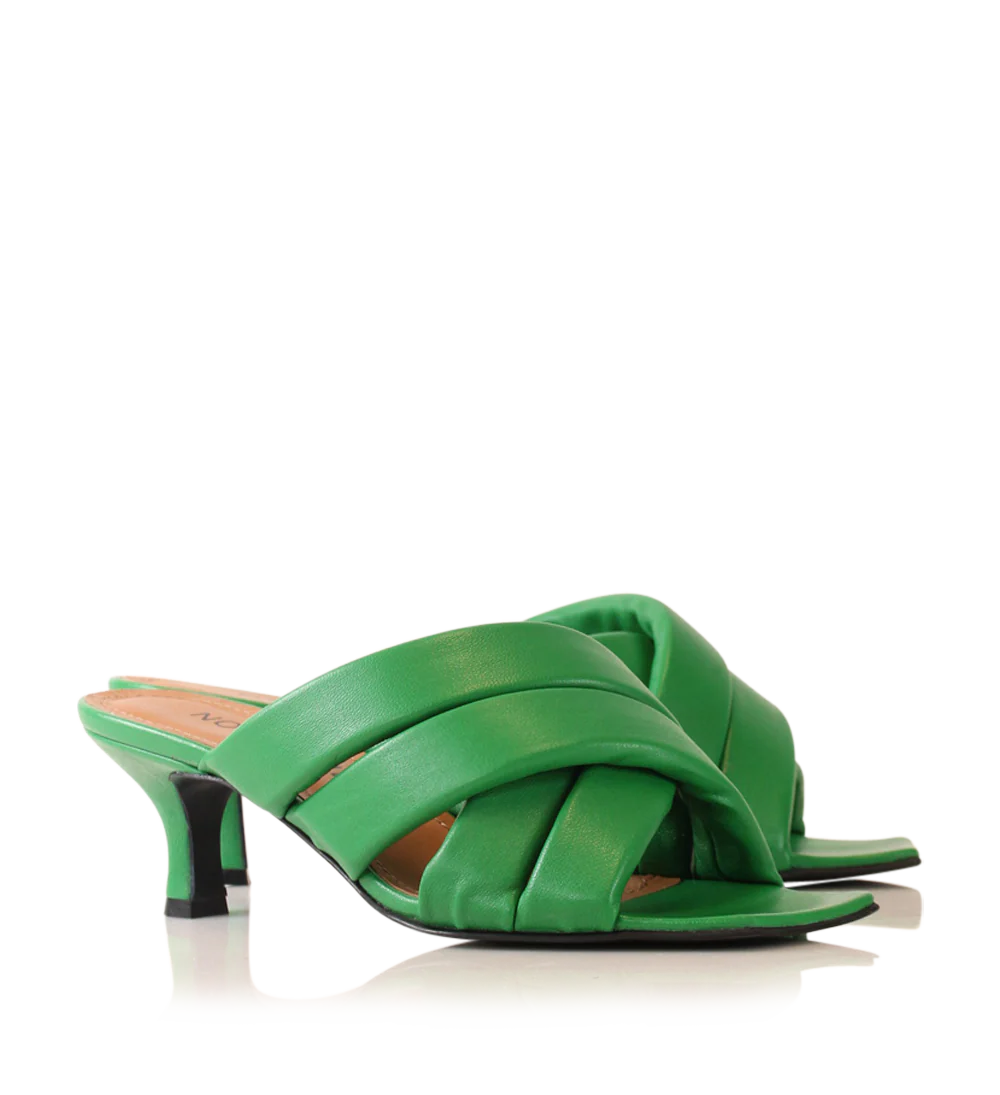 Molly 50 sandaler, grøn læder - Image 2