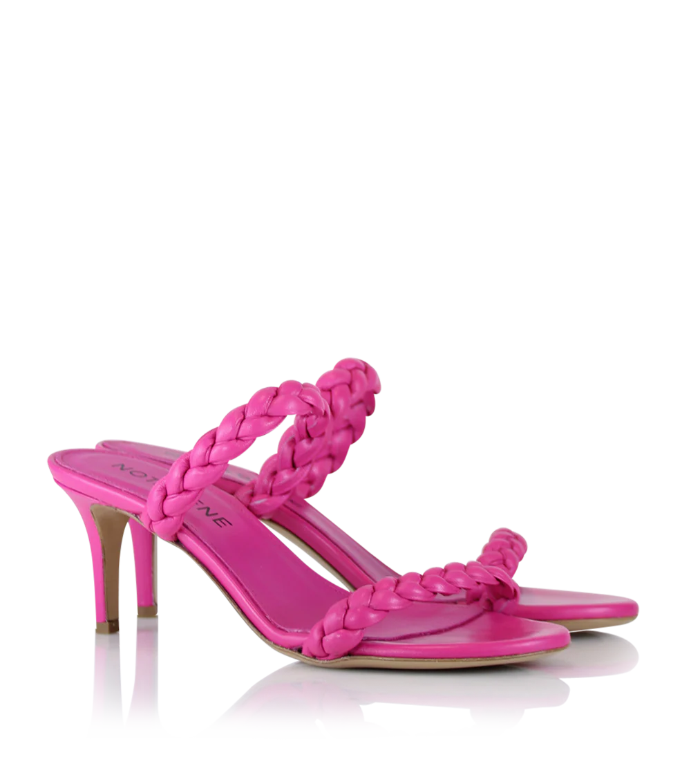 Ortensia 60 sandaler, pink læder - Image 4