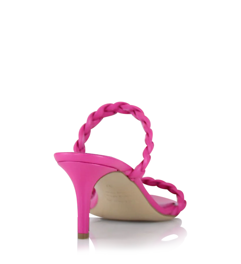 Ortensia 60 sandaler, pink læder - Image 5