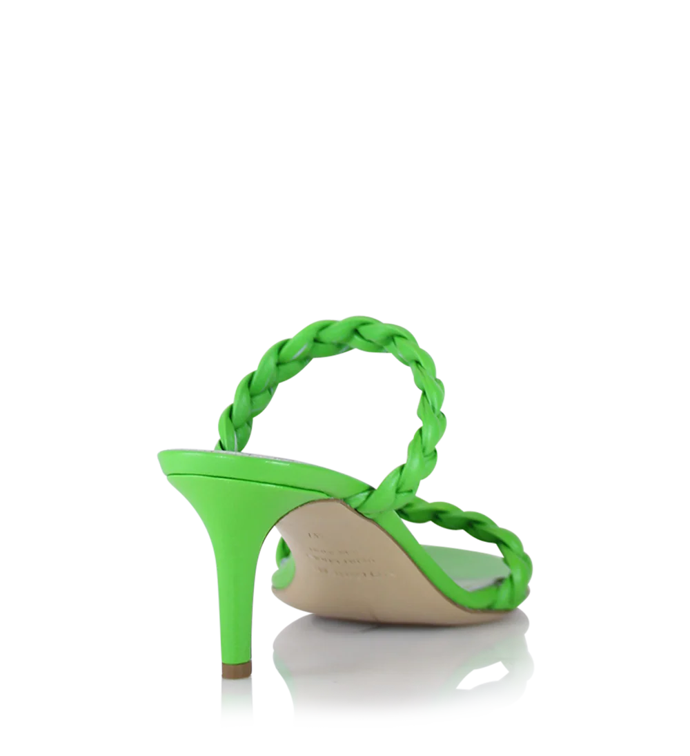 Ortensia 60 sandaler, grøn læder - Image 4