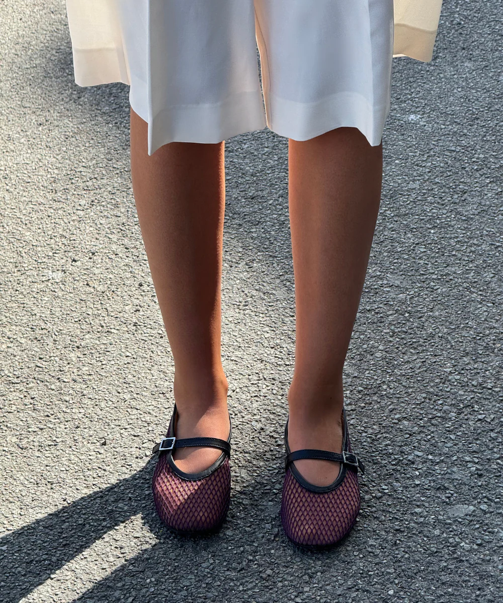 Papillion ballerina, lilla mesh - Image 6