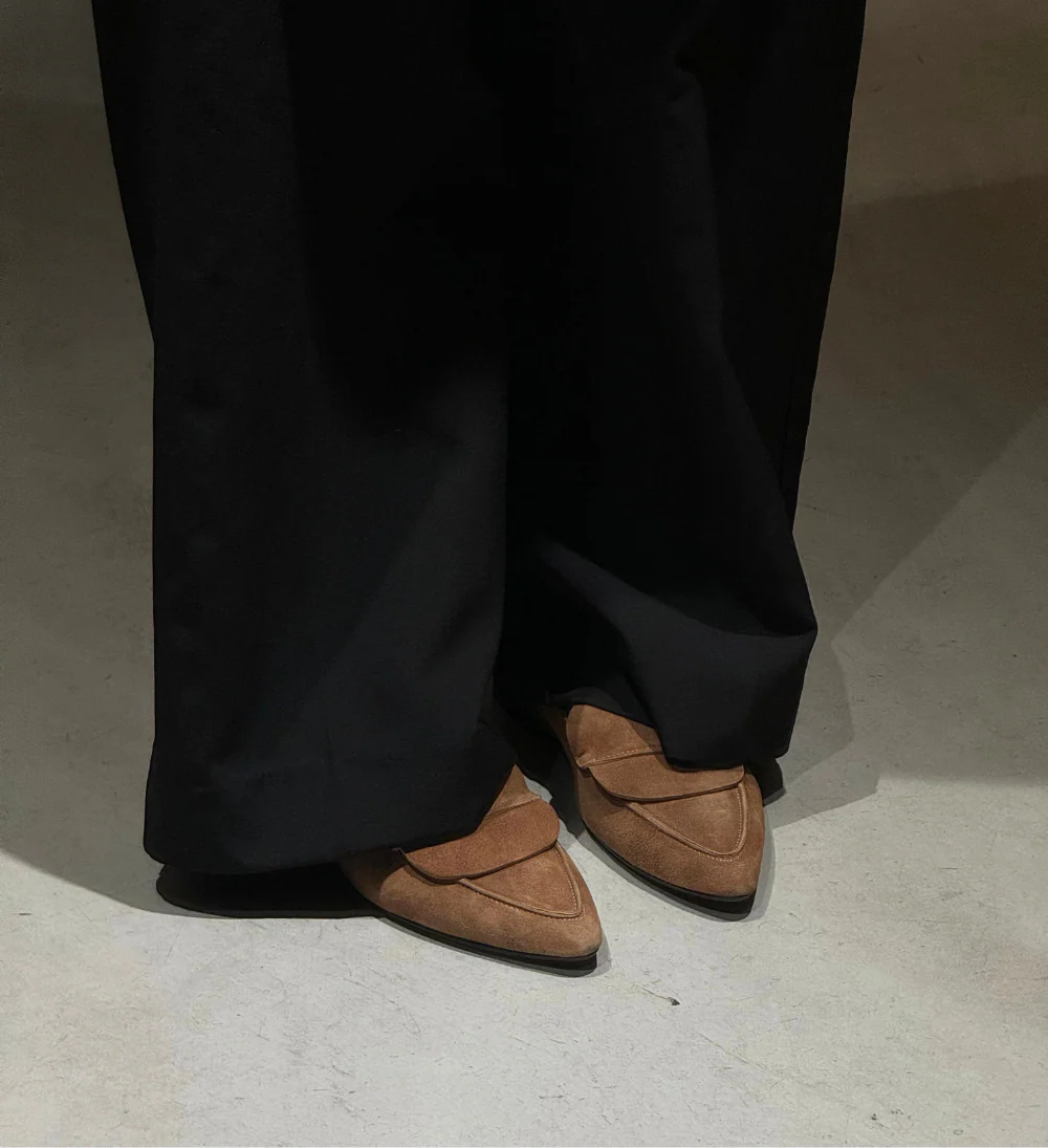 Romy II loafers, brun ruskind - Image 2