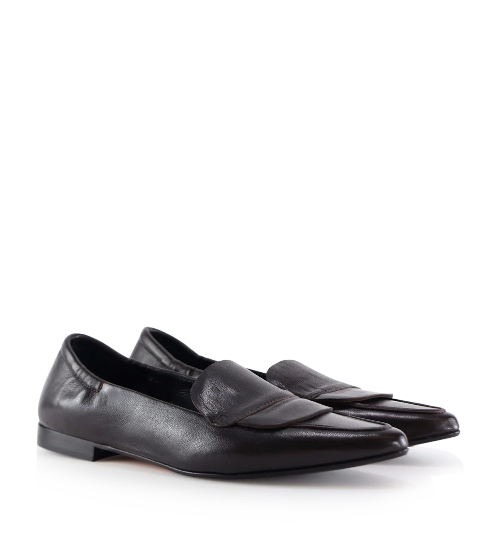 Romy II loafers, mørkebrun læder - Image 4