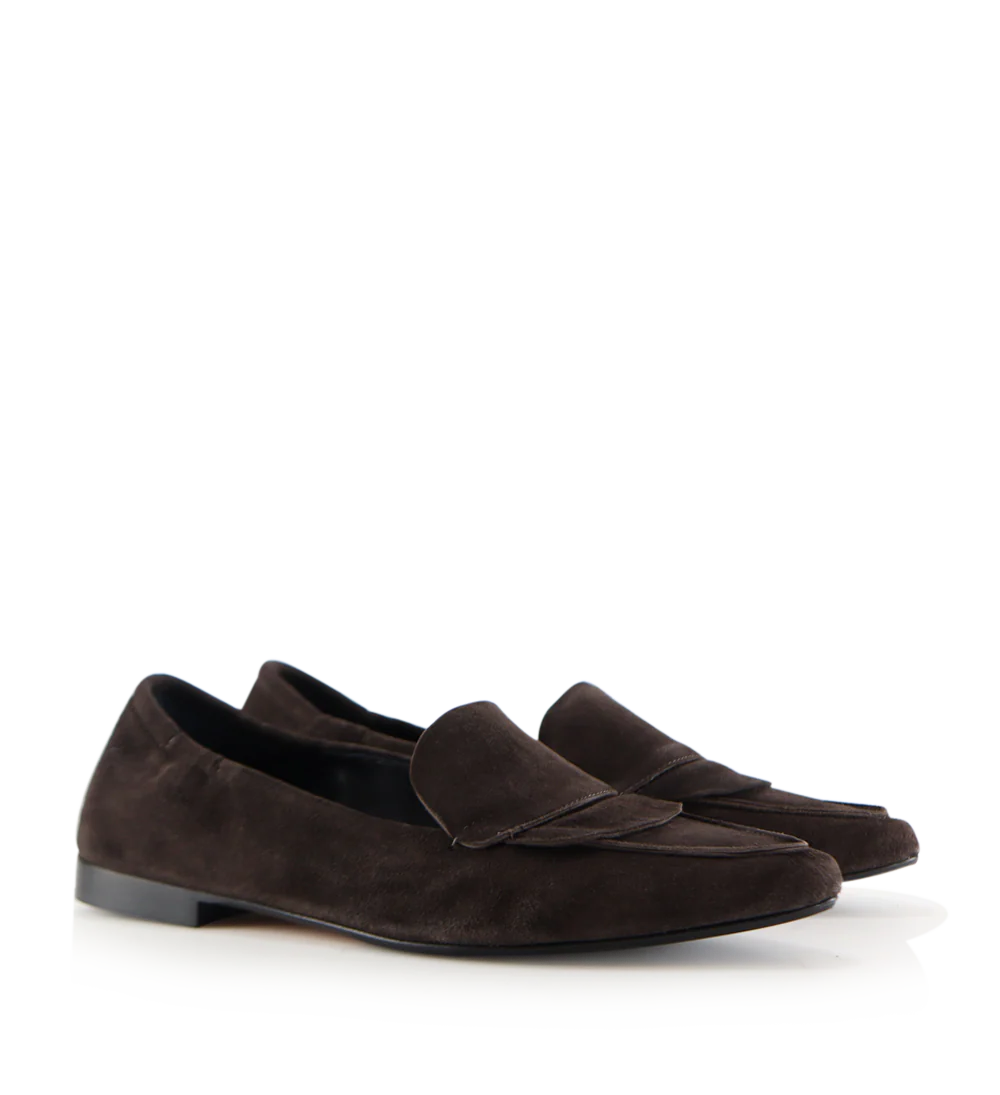 Romy II loafers, mørkebrun ruskind - Image 5