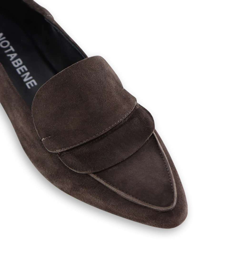 Romy II loafers, mørkebrun ruskind - Image 6