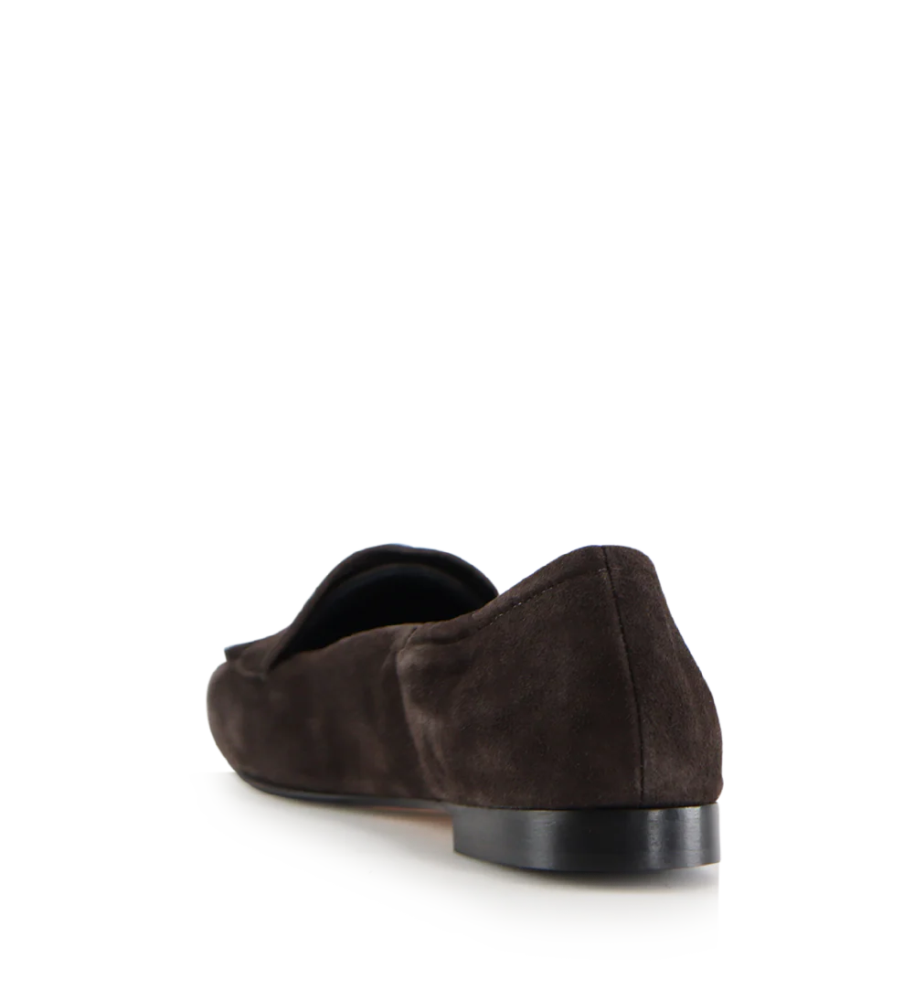 Romy II loafers, mørkebrun ruskind - Image 7