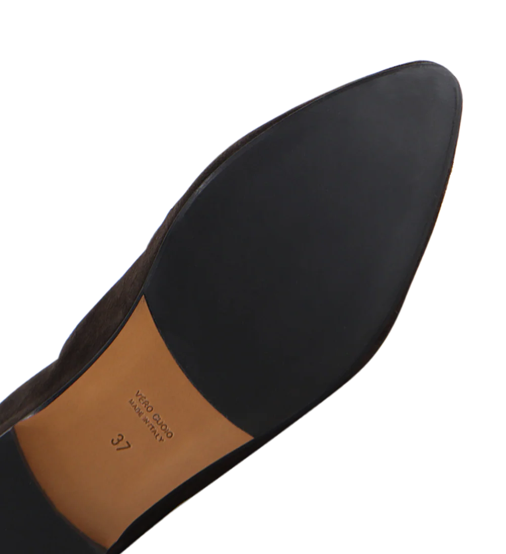 Romy II loafers, mørkebrun ruskind - Image 8