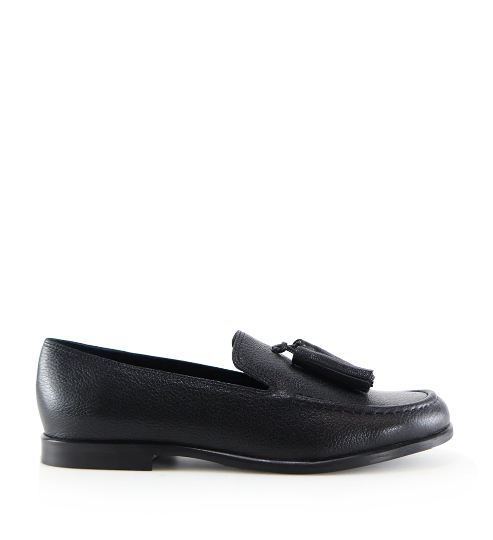 Selva loafers, sort læder