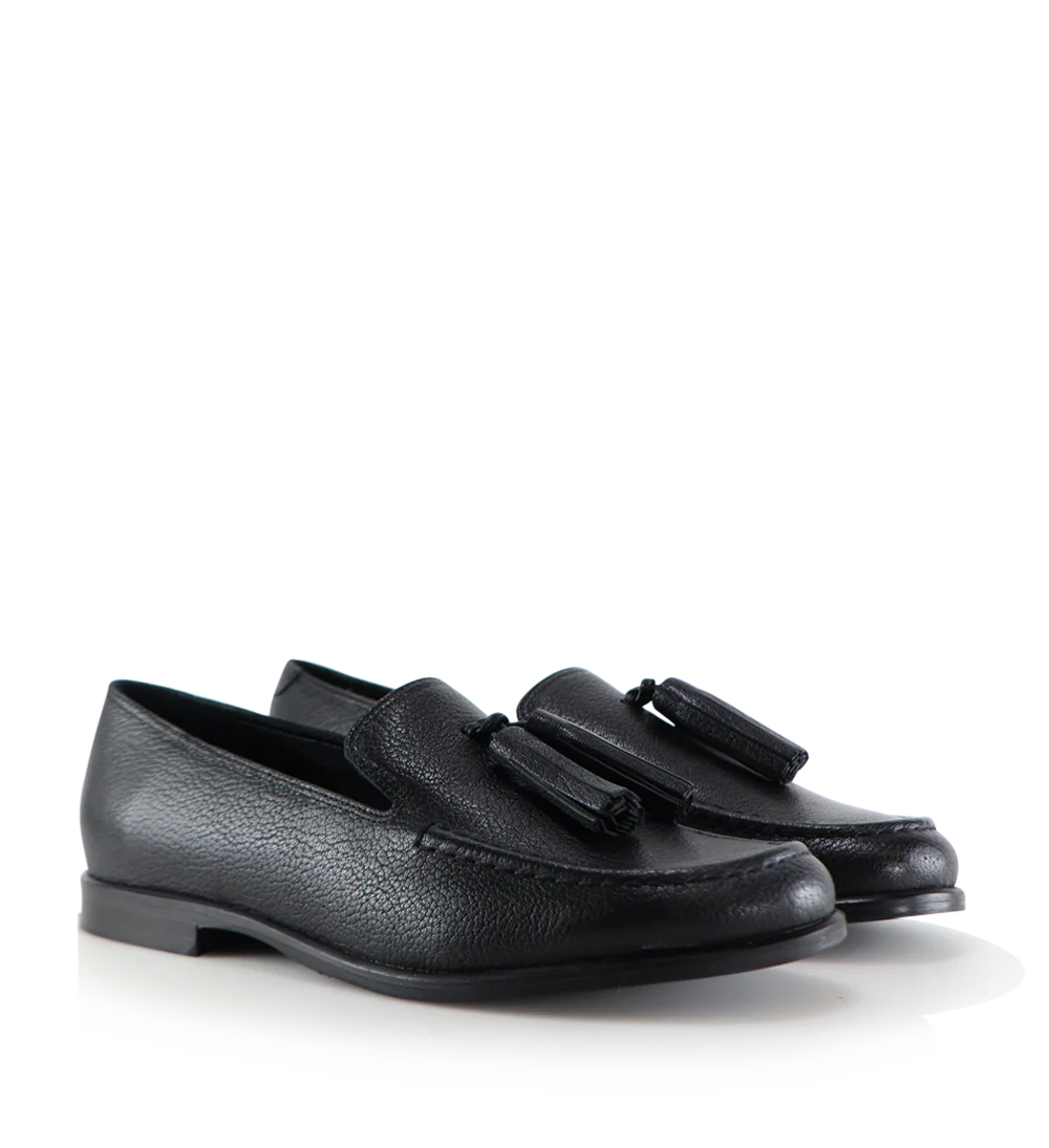 Selva loafers, sort læder - Image 3