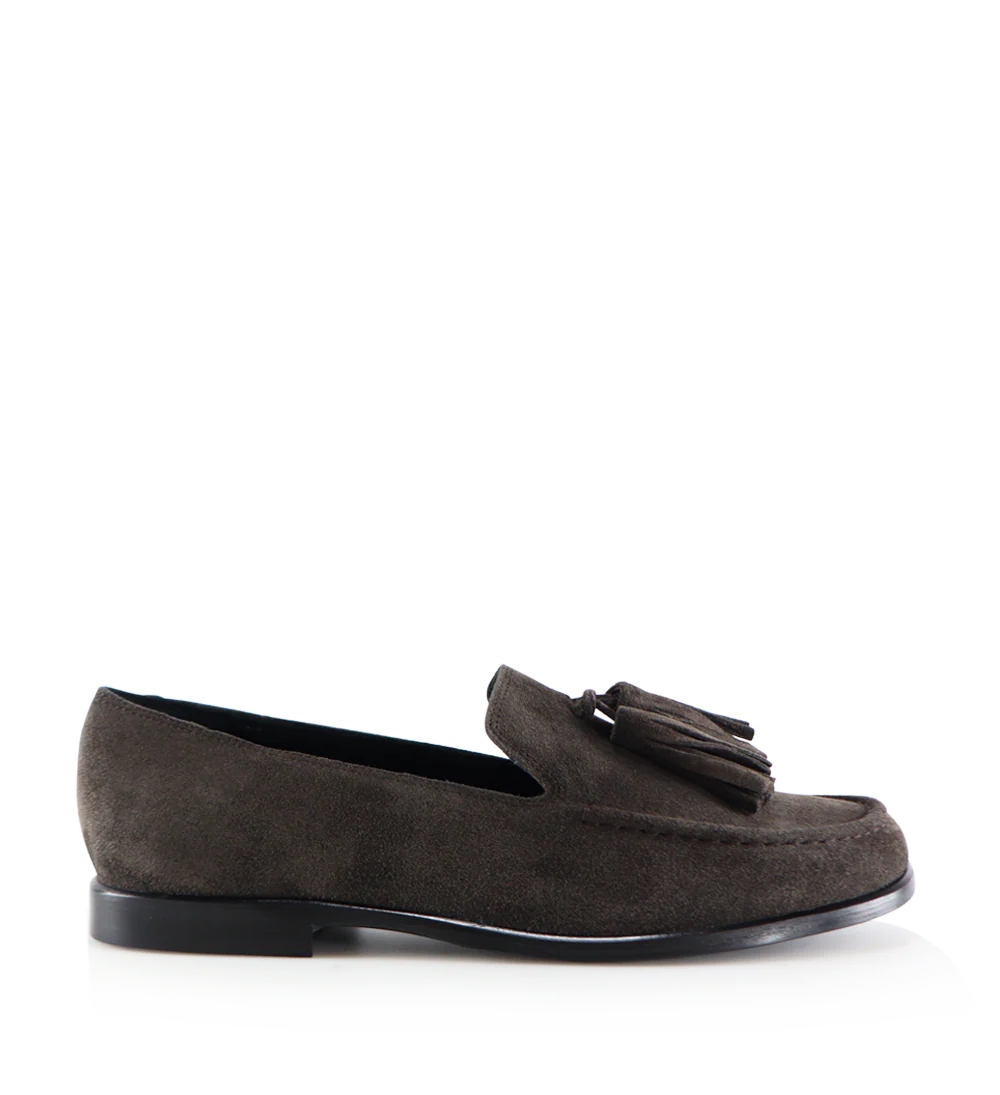 Selva loafers, brun ruskind