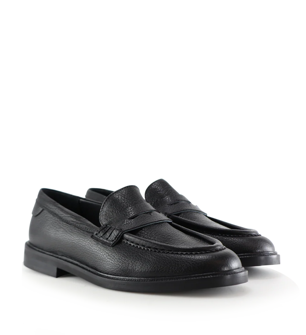 Siena loafers, sort læder - Image 2