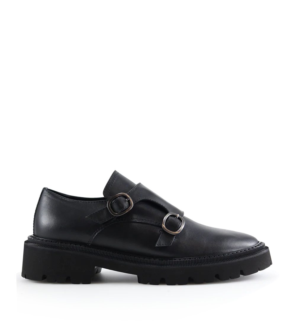 Tanya loafers, sort læder