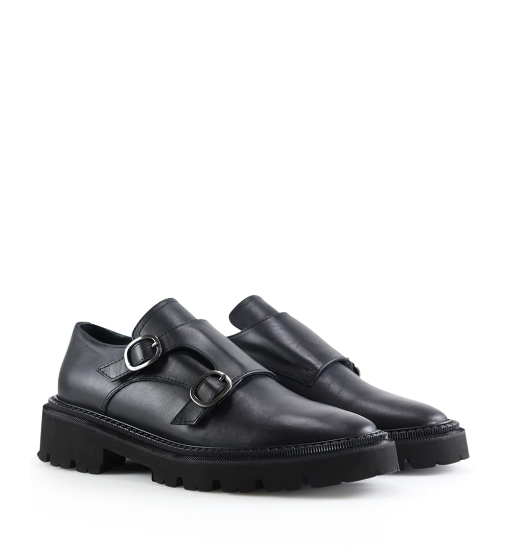 Tanya loafers, sort læder - Image 2