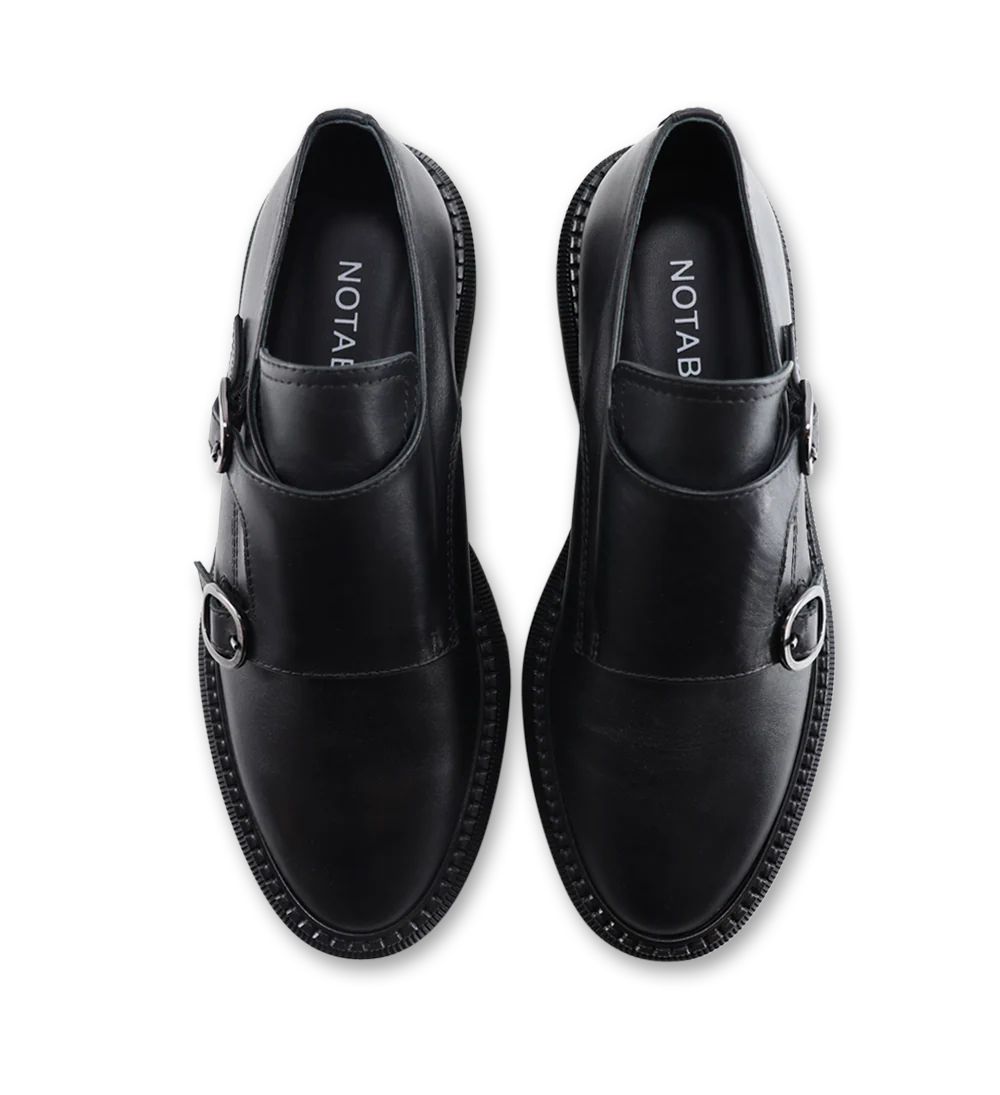 Tanya loafers, sort læder - Image 4