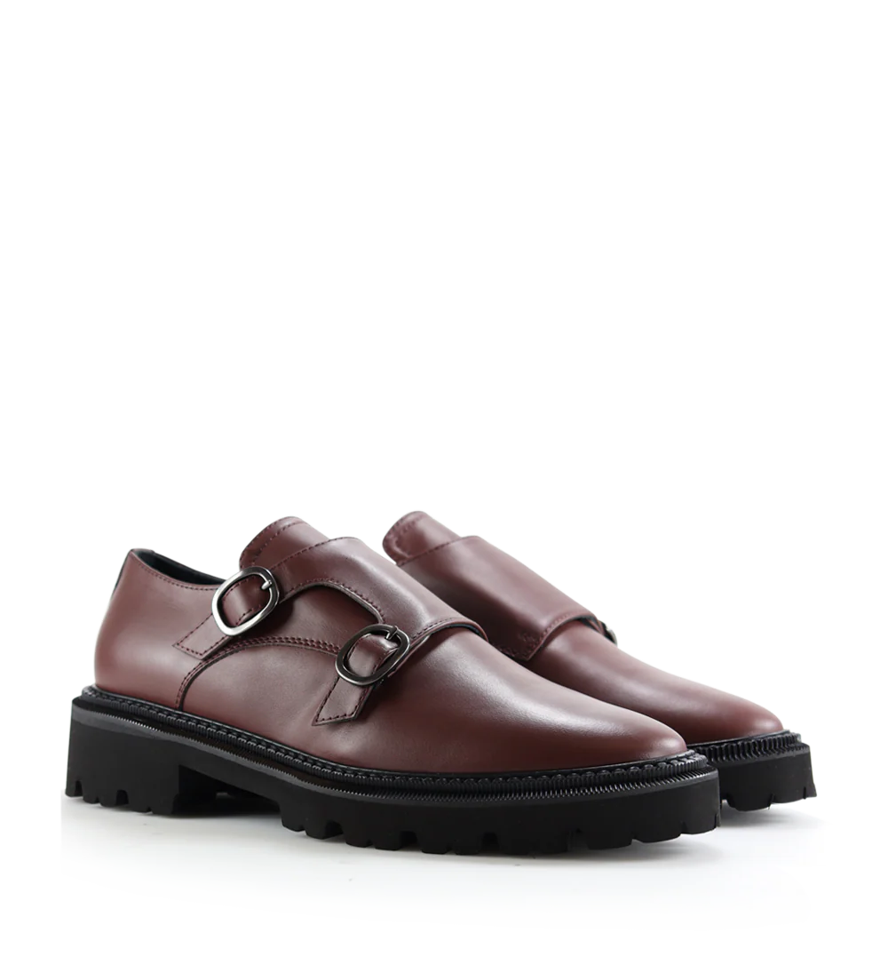 Tanya loafers, kastajne Læder - Image 2