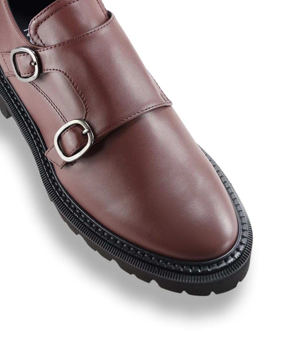 Tanya loafers, kastajne Læder - Image 4