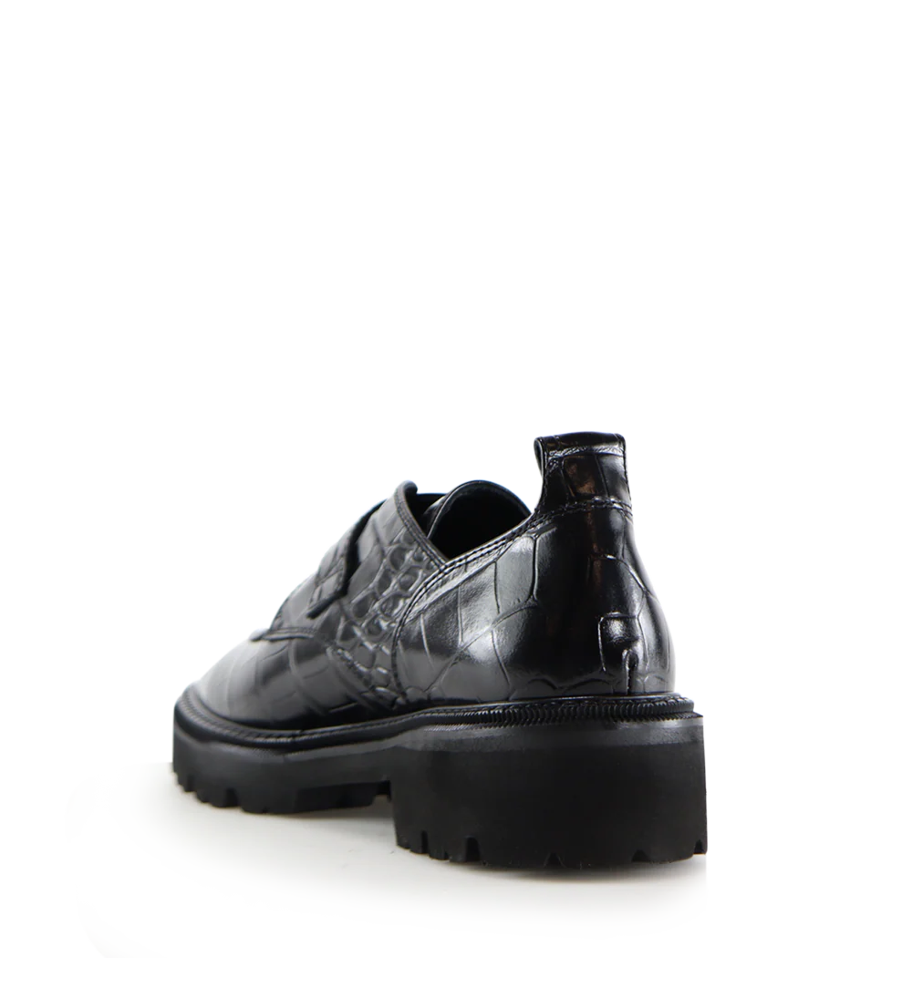 Tecla loafers, sort croco - Image 5