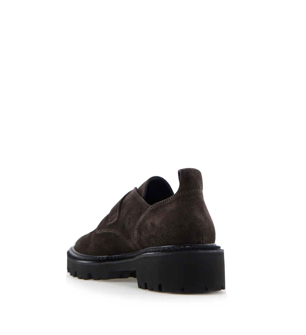 Tecla loafers, mørkebrun ruskind - Image 7