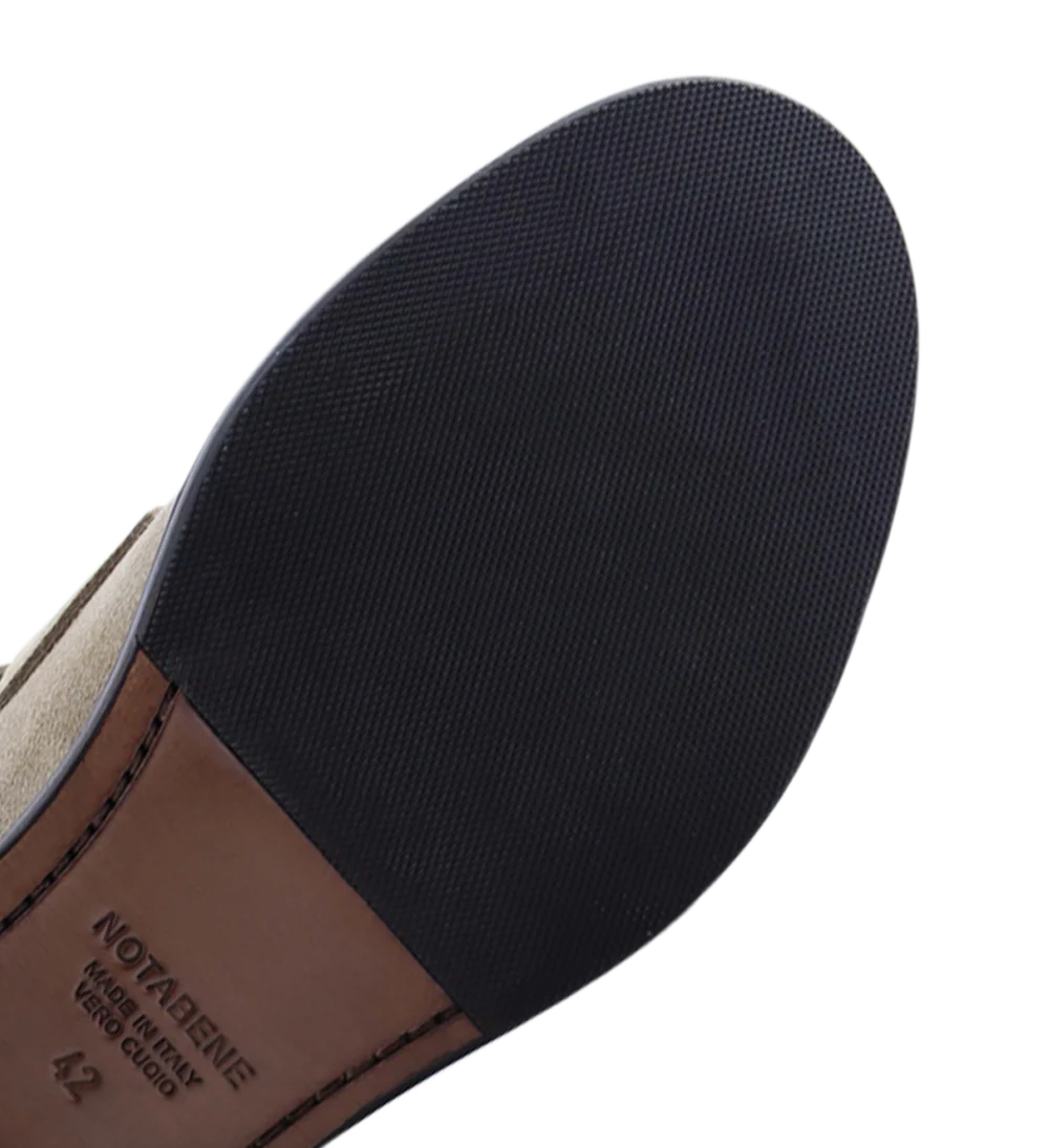 Valentino loafers, beige ruskind - Image 6