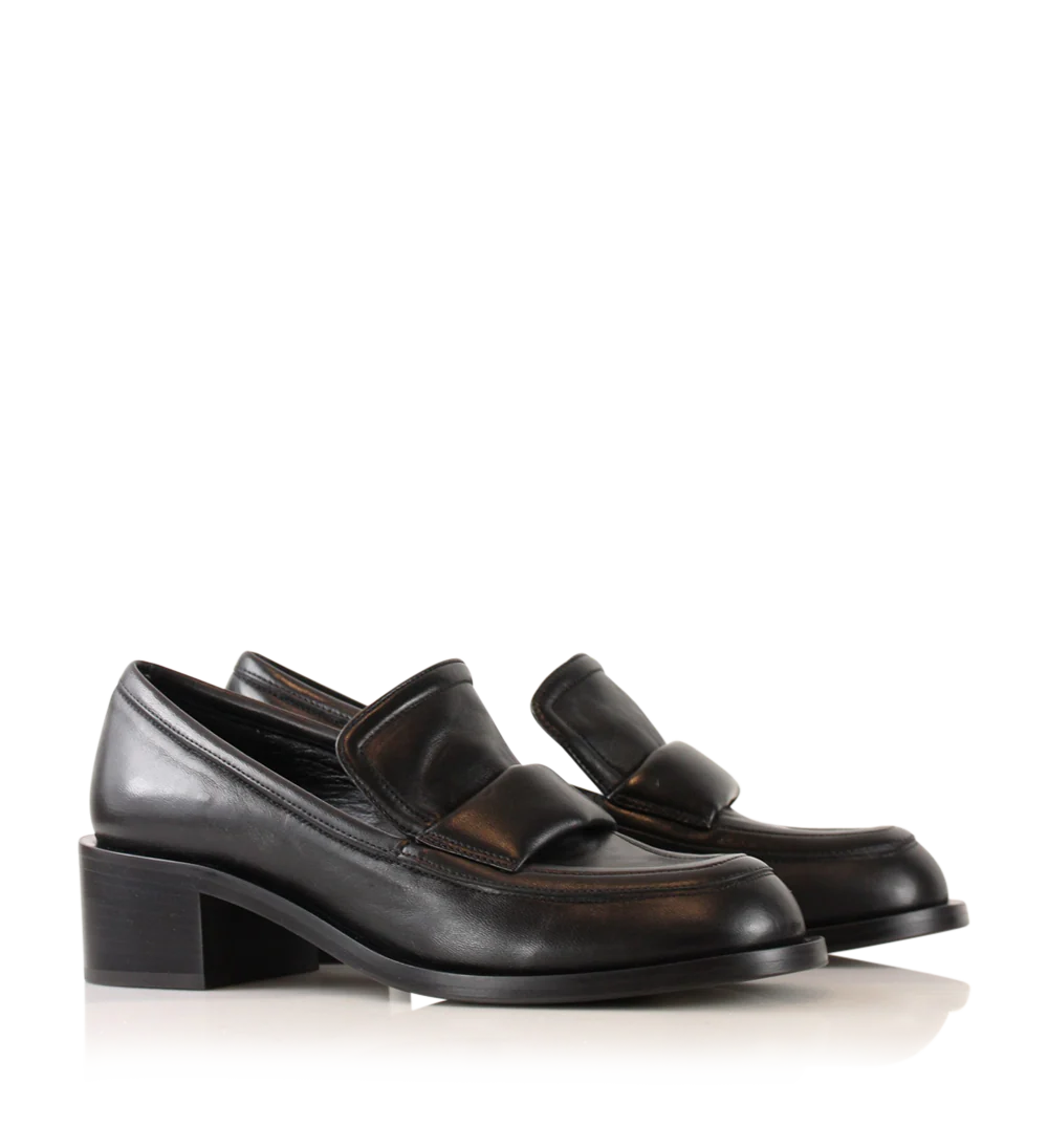 Vera loafers, sort læder - Image 3
