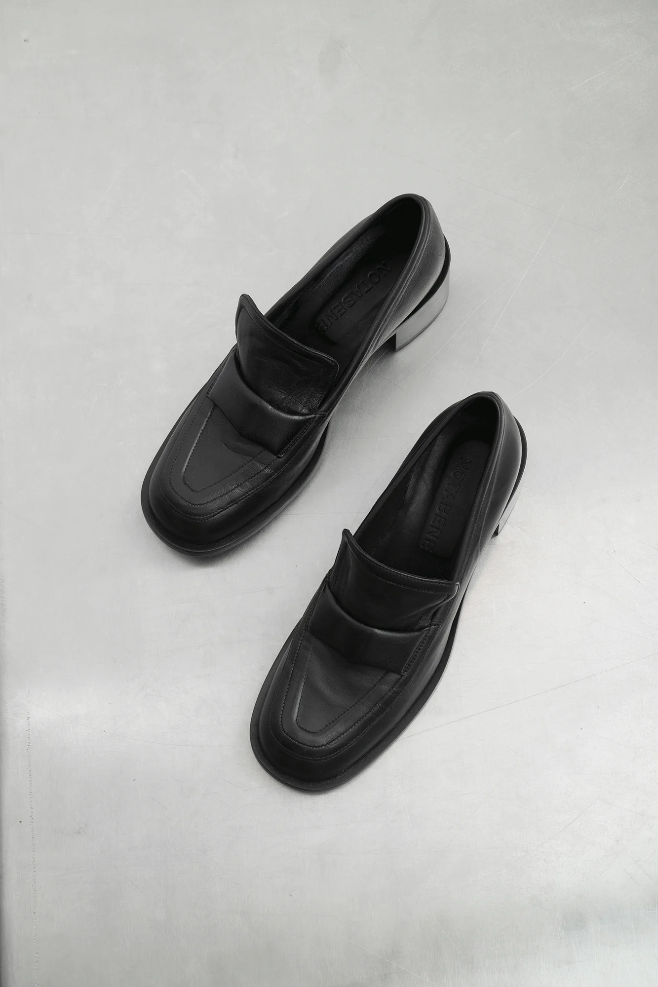 Vera loafers, sort læder - Image 4