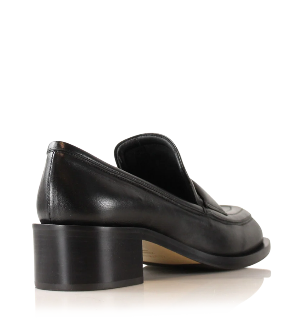 Vera loafers, sort læder - Image 5
