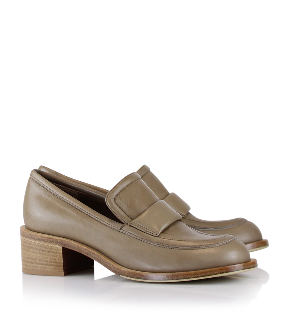 Vera loafers, nude læder - Image 4