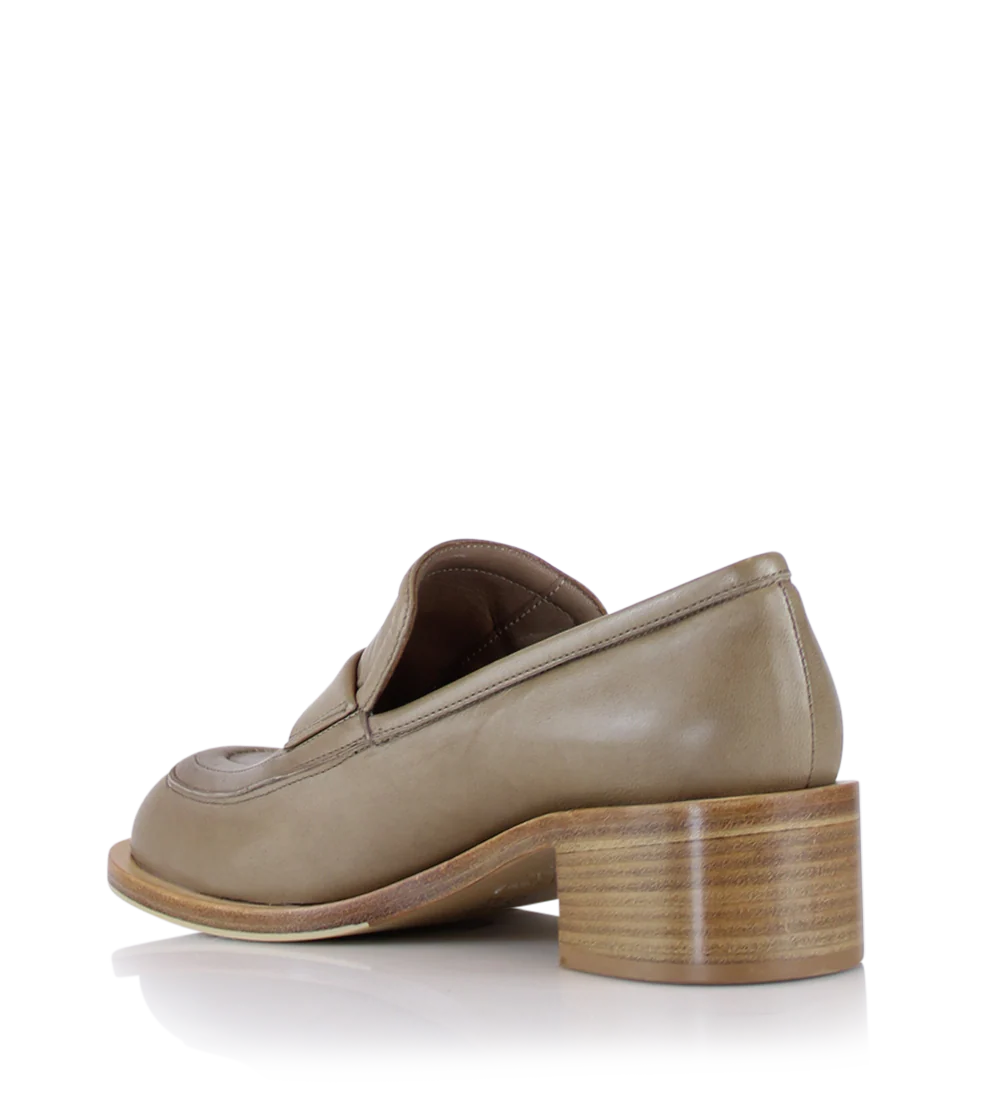 Vera loafers, nude læder - Image 5