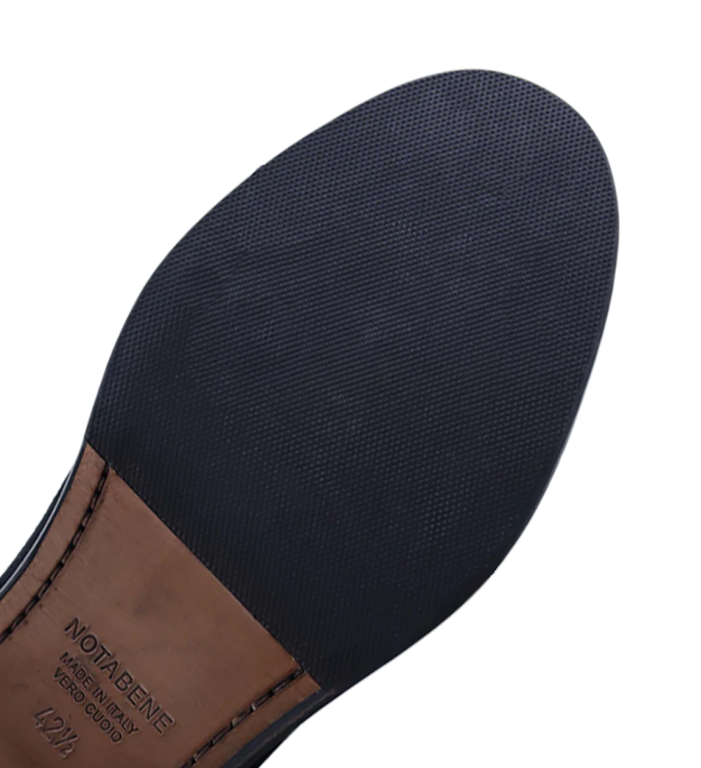 Vittorio loafers, sort ruskind - Image 6