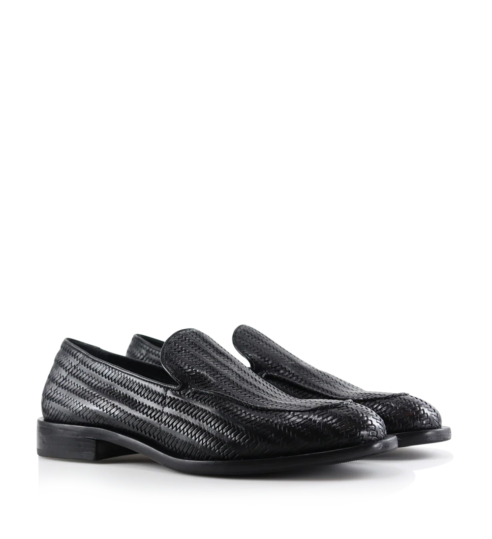Vittorio loafers, sort læder - Image 3