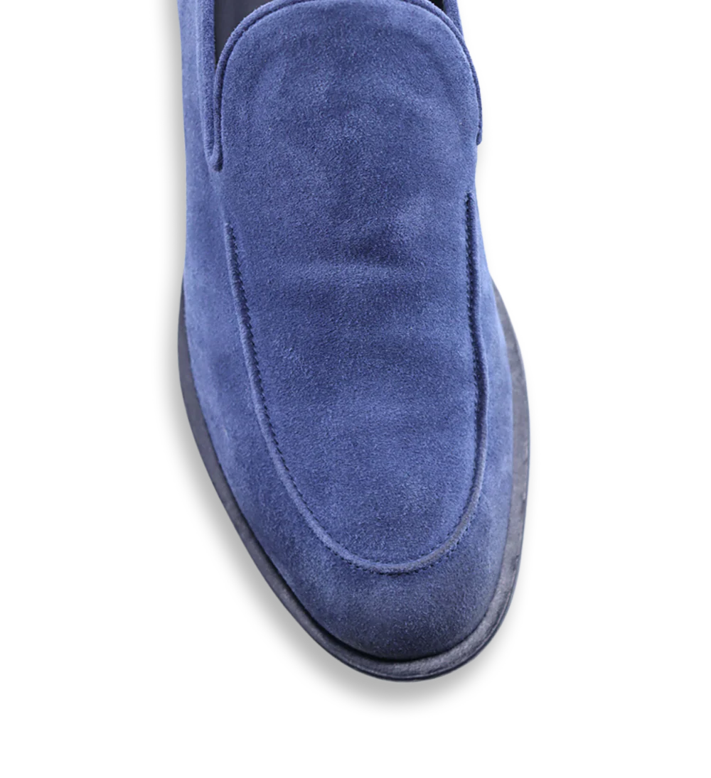 Vittorio loafers, blå ruskind - Image 5