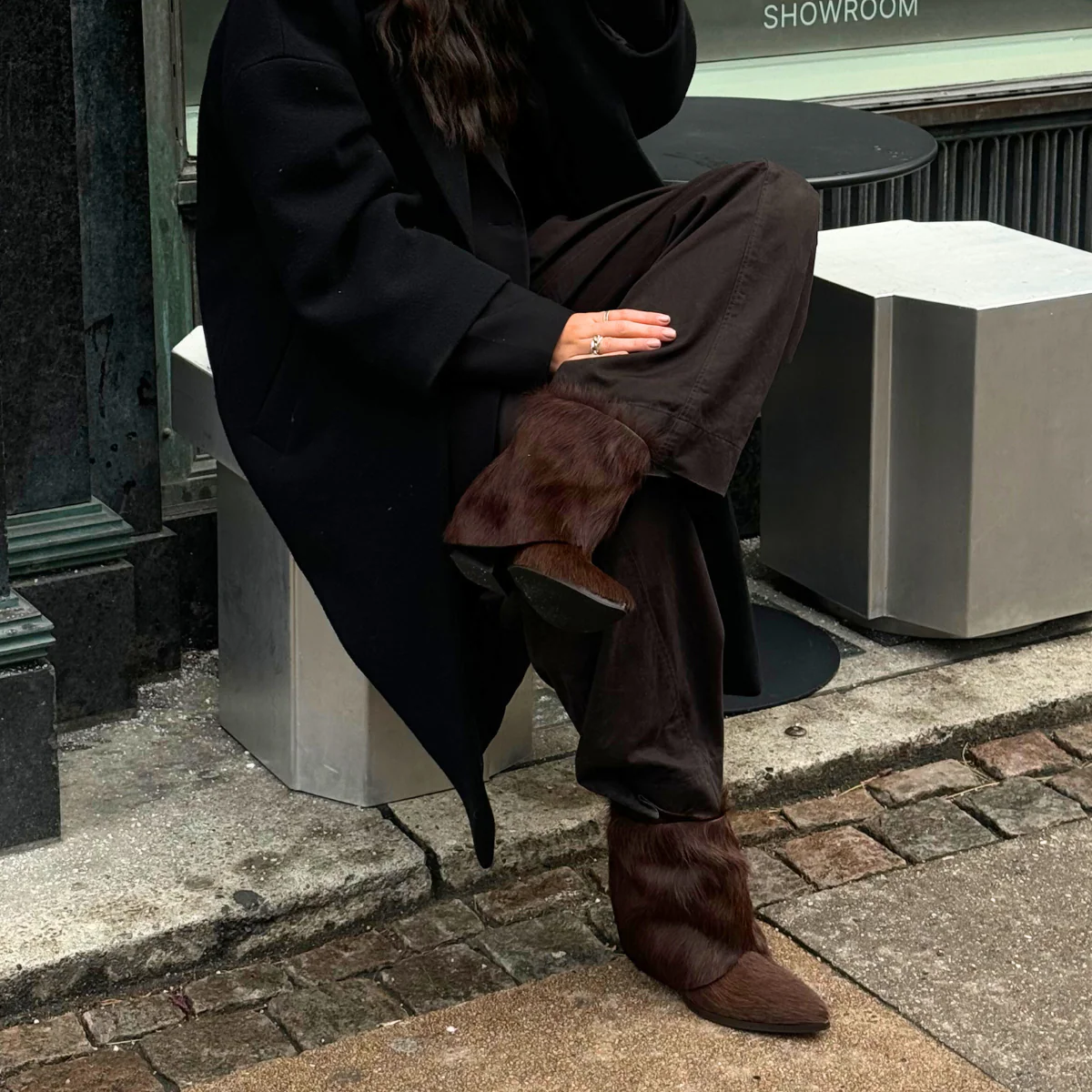 Zorro ko 60 støvler, brun ko pels - Image 2